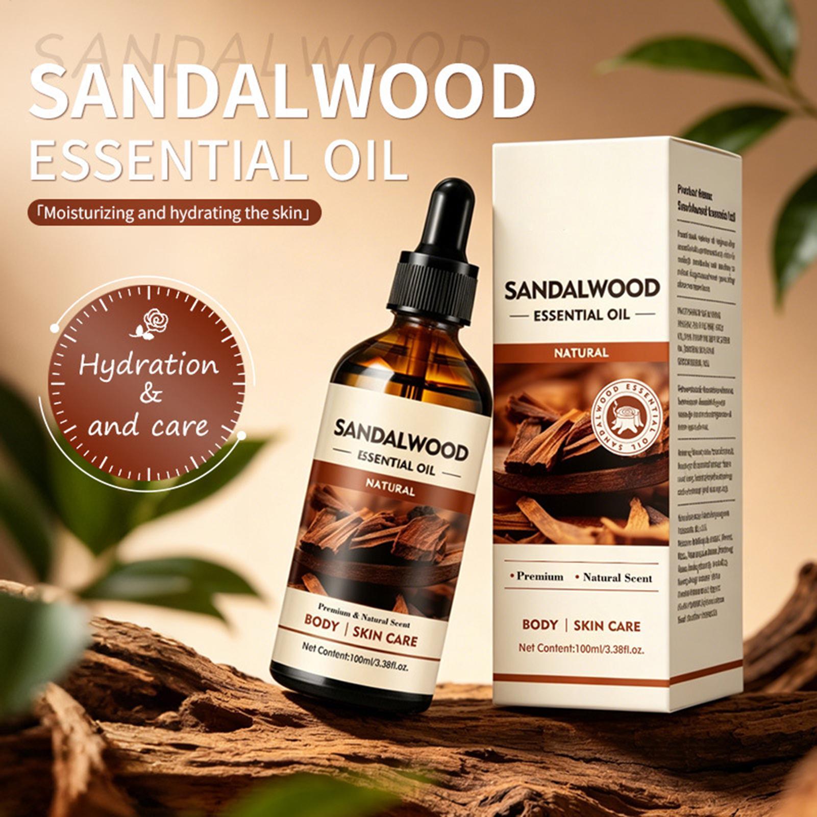 Body Oil - Sandelhout Geurolie 100ml Natuurlijke Aromatherapie Essentiële