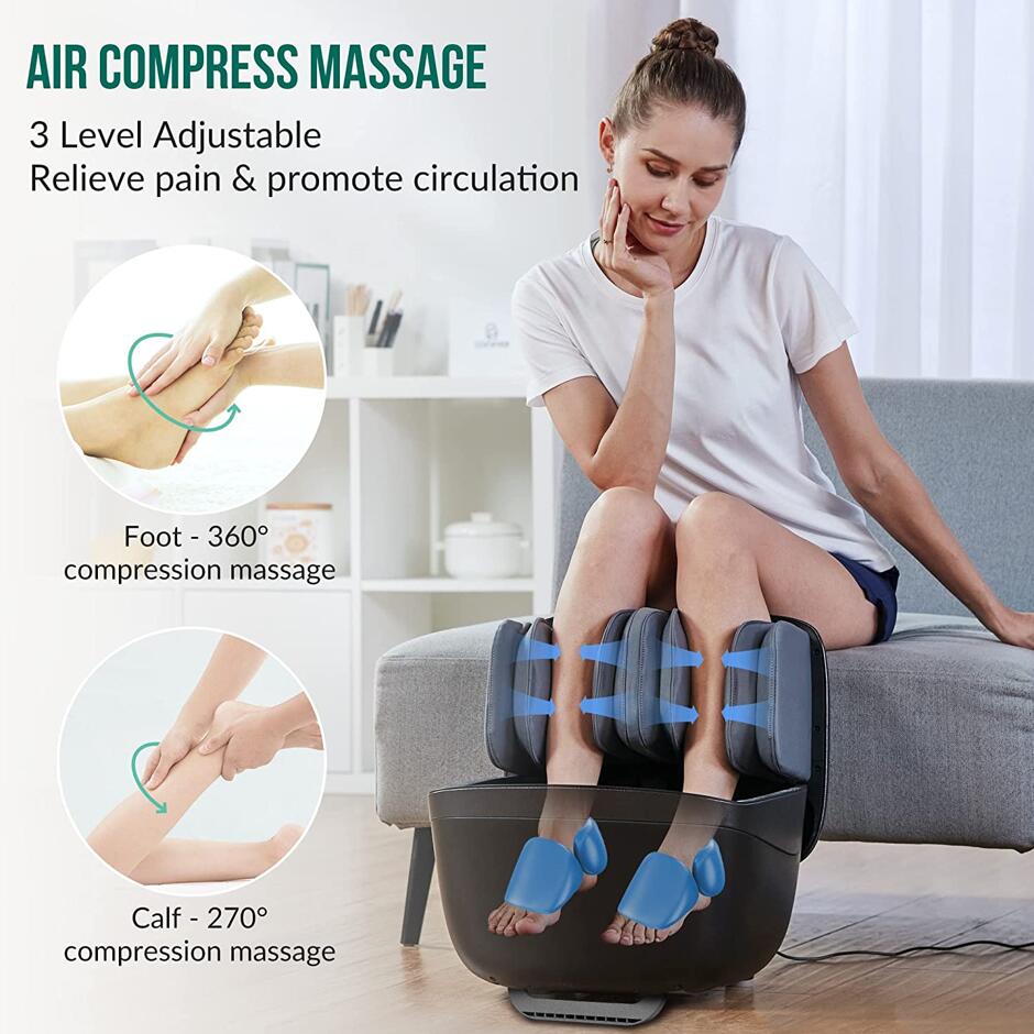 Opvouwbare 2-in-1 Shiatsu Voet - Foot Spa recensie en prijs