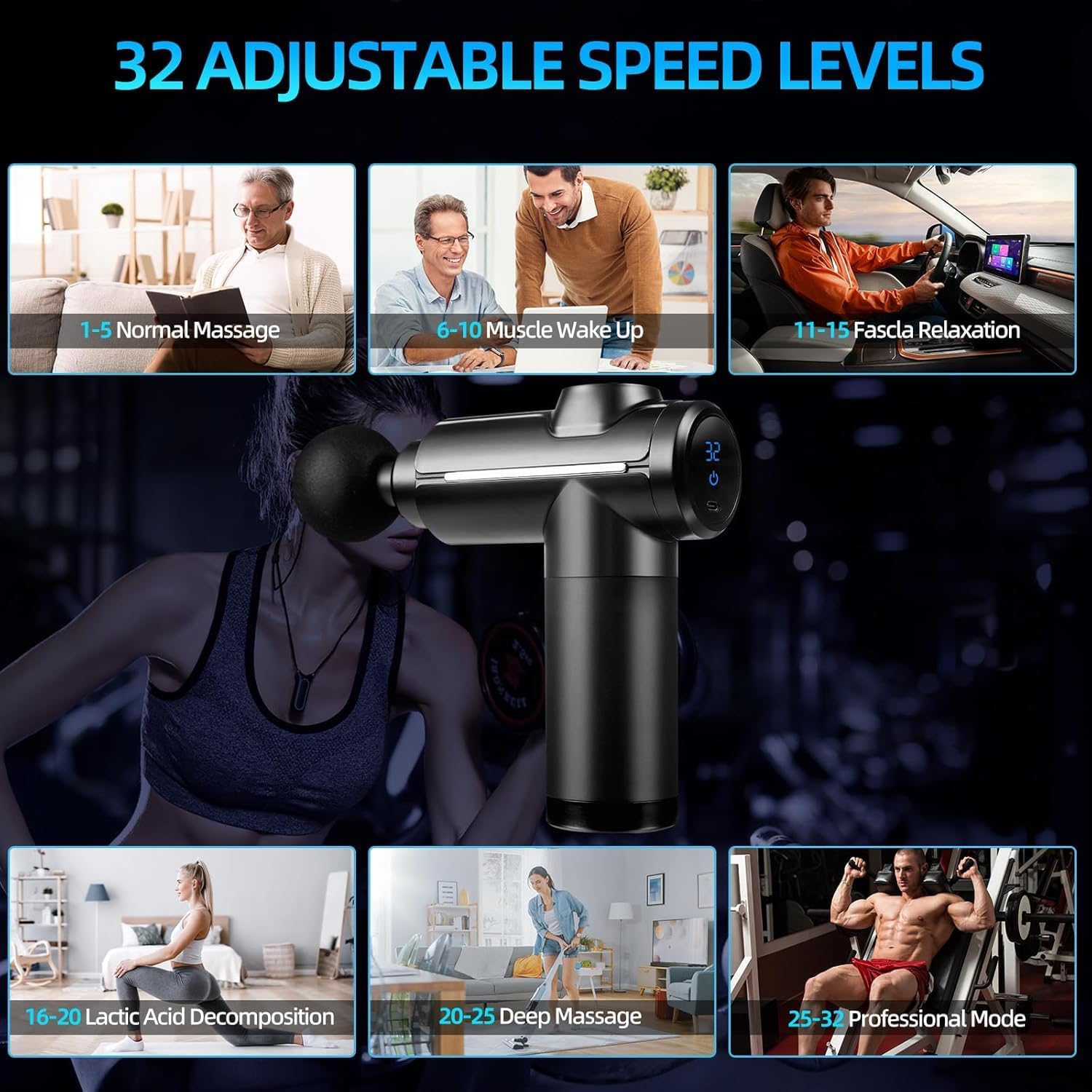Massagepistool Deep Tissue Mus - Massage Gun recensie en prijs