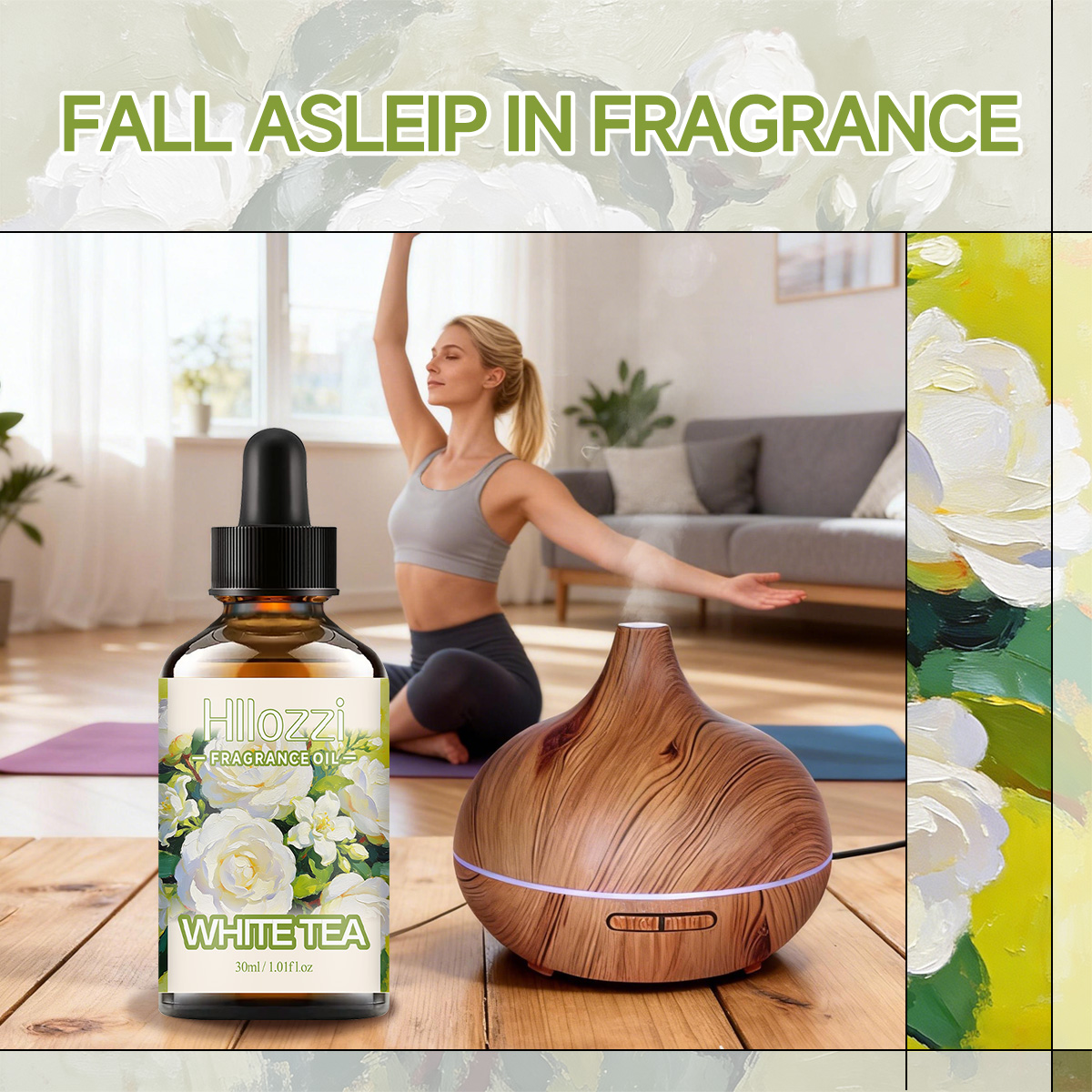Geurolie met de geur van witte - Aromatherapy Diffuser recensie en prijs