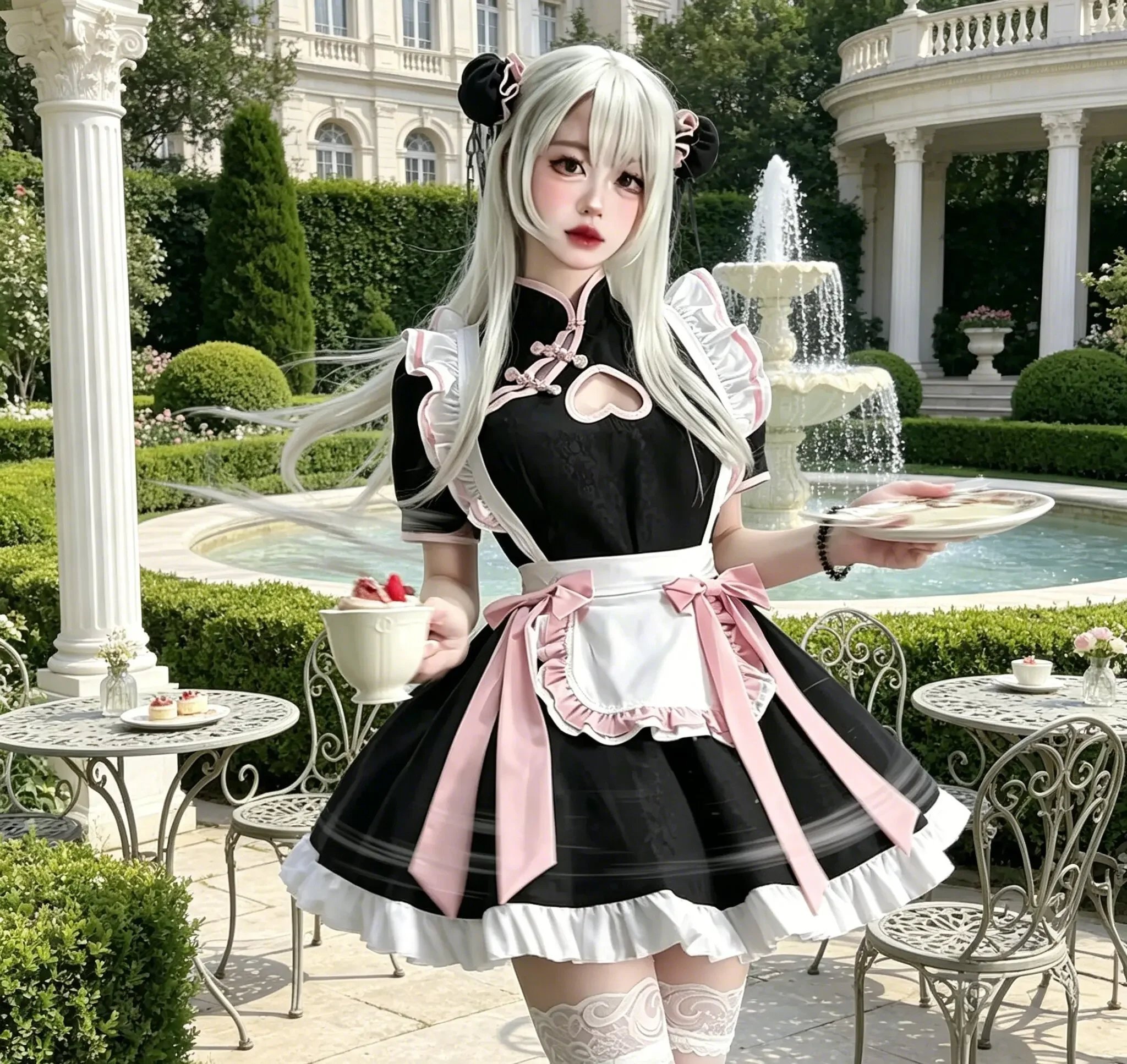 Nieuwe Sweet Lolita Maid cospl - Bathrobe recensie en prijs